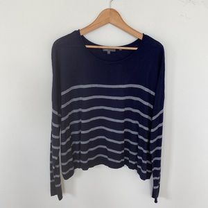 Vince Striped Lightweight Sweater